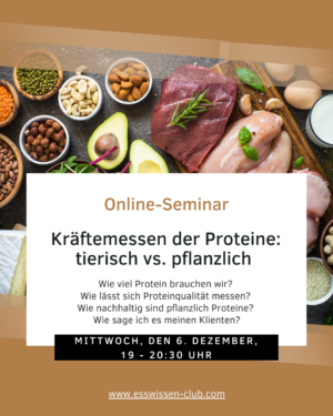 Werbung für Protein-Seminar am 6.12.2023